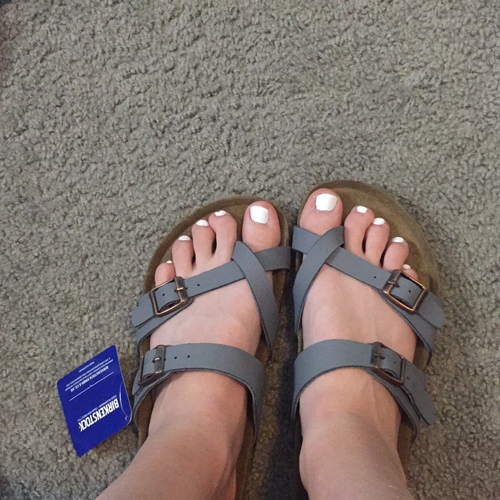 Mayari birkenstocks gray